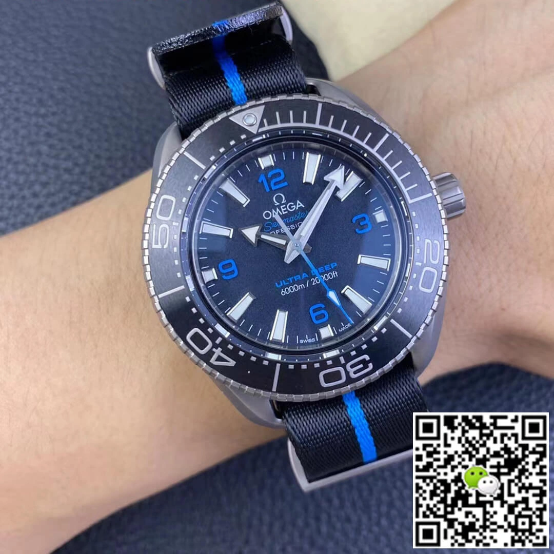 Omega Seamaster 215.92.46.21.01.001 VS Factory 1:1 Best Edition Replica Watch Black Bezel